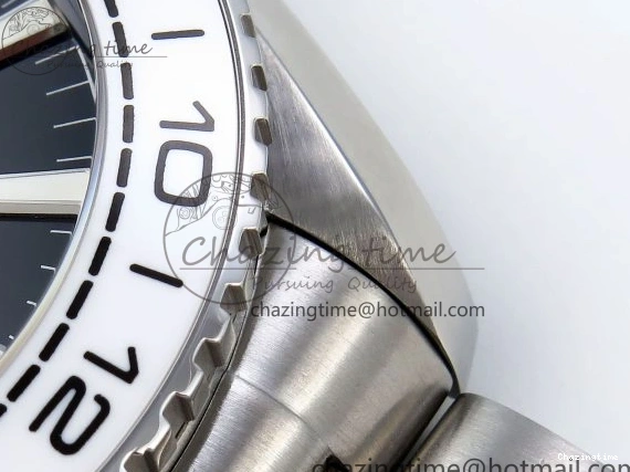 1224 Planet Ocean 600M ‘Tai Chi’ GMT 43.5mm VSF 1:1 Best Edition Black White Ceramic Bezel and Dial on SS Bracelet A8906 Super Clone Durable 7732